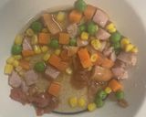 全てレンジ中華風クリーム梅味炒飯弁当作り方4写真