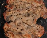 セレブな豚肉の青じそバター醤油丼作り方1写真