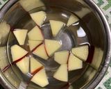 パストラミとリンゴとカマンのサラダ作り方1写真