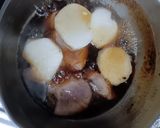 煮魚の付け合わせに長いも、覚え書き作り方4写真