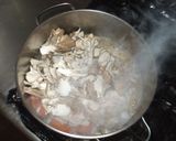 蓮根ごぼう煮物♪簡単豚肉根菜煮物作り方8写真