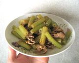 フキの煮物&肉味噌炒め&皮茶作り方10写真