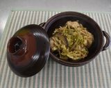 ごぼうと鶏肉の卵とじ作り方5写真
