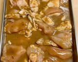 鳥胸肉の玄米甘酒とウスターソースの漬け焼作り方1写真