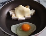 ワンパン＊目玉焼きとろ～りチーズはんぺん作り方5写真