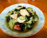 たこときゅうりの酢の物♪作り方3写真