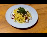 【簡単パスタ】タコと大葉のぺぺロンチーノ作り方8写真