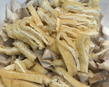 舞茸と油揚げの絶品炊き込み風混ぜご飯作り方3写真