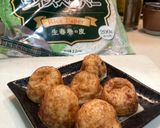 たこ焼きの焼きライスペーパー巻き(?)作り方1写真
