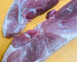 豚うで肉のステーキ●デミグラソース風作り方1写真