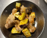 鶏ももとさつまいもの照り焼きバター作り方9写真
