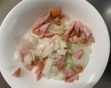 お一人様野菜たっぷりビビンバウインナー丼作り方3写真