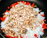 「ハマチ炒飯」作り方5写真