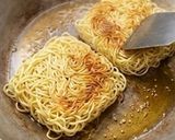 縦切りレンコンの食感！あんかけ焼きそば作り方2写真