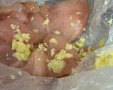 鶏むね肉とごぼうと茄子の中華風炒め♪作り方1写真