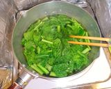 イカと帆立と菜の花の辛子酢味噌マヨ和え作り方2写真