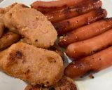 ウインナーと魚肉バーガーの味噌漬け作り方6写真