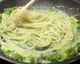 菜の花づくしのスパゲッティ【食遺産】作り方10写真