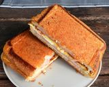 カリカリチーズのホットサンド作り方8写真