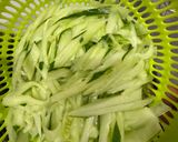 夏野菜の冷やしうどん作り方1写真