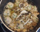 余った餃子のタネで‼️中華スープ作り方3写真
