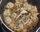 余った餃子のタネで‼️中華スープ作り方3写真