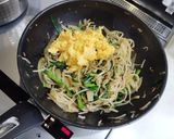 ニラと玉子のもやし炒め作り方6写真