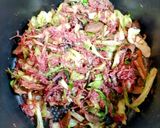 簡単ランチ！キャベツとコンビーフのサンド作り方3写真
