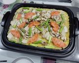 きのこと野菜のシーフードパエリア作り方7写真