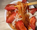 トマトと新玉ねぎのサラダ風ビビン冷麺作り方6写真