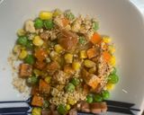 レンジクリームハヤシ味オムライス弁当作り方4写真
