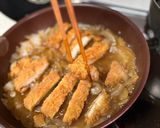 黄金比で簡単♪ふわトロ卵で基本のかつ丼作り方6写真