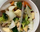お一人様味噌トマト味根菜たっぷり野菜炒め作り方16写真