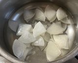 時短＆簡単♪冷凍大根とサバ缶で船場汁作り方1写真