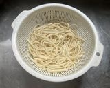 和風汁なし坦々うどん作り方1写真
