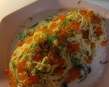 芦屋川ベリーニ風いくらパスタ作り方1写真