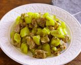 レンジで鶏ももとじゃがいものチミチュリソース和え作り方5写真