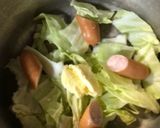 水いらず、キャベツの蒸し物作り方4写真