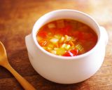 野菜とベーコンのトマトコンソメスープ作り方9写真