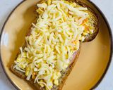 朝食ランチ♡ハムゆで卵マヨチーズトースト作り方4写真