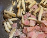 包丁いらず！ズボラ♡きのこベーコンクリームパスタ作り方4写真