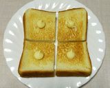 トーストに塗るだけ♪ペッパーマヨトースト作り方2写真