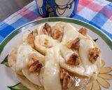 胡桃パンで♪バナナ蜂蜜チーズトースト作り方7写真