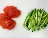 レンジで簡単！蒸し鶏のごまだれがけ作り方4写真