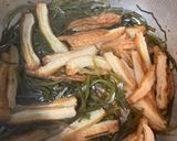 切り昆布とさつま揚げの煮物【加圧1分】作り方3写真