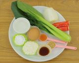 ベジ♪ ポリ袋で★小松菜のチヂミ風作り方1写真