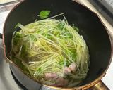 ホワイトセロリとベーコンのオイルパスタ作り方2写真