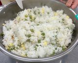【つどいごはん】チーズ入り豆ごはん作り方4写真