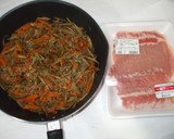 きんぴらごぼう肉巻き♪簡単りメイク豚肉作り方1写真