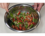 水菜とトマトの甘酢かけ唐揚げ★動画あり★作り方12写真